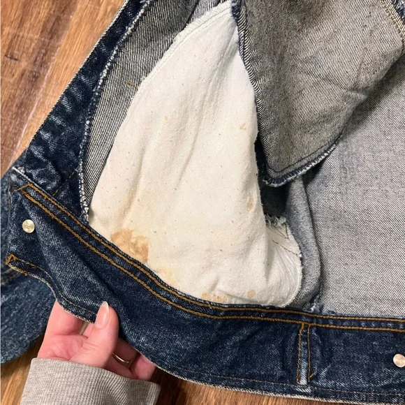 Jordache Acid Wash Denim Jacket - Picture 6 of 11